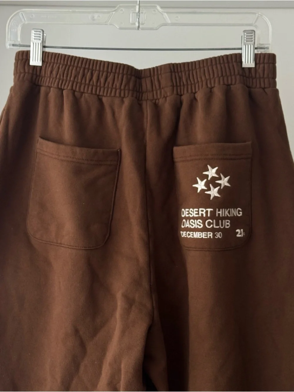 KIJUN Brown Hiking Club Sweatpants